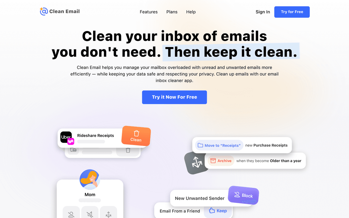 clean.email