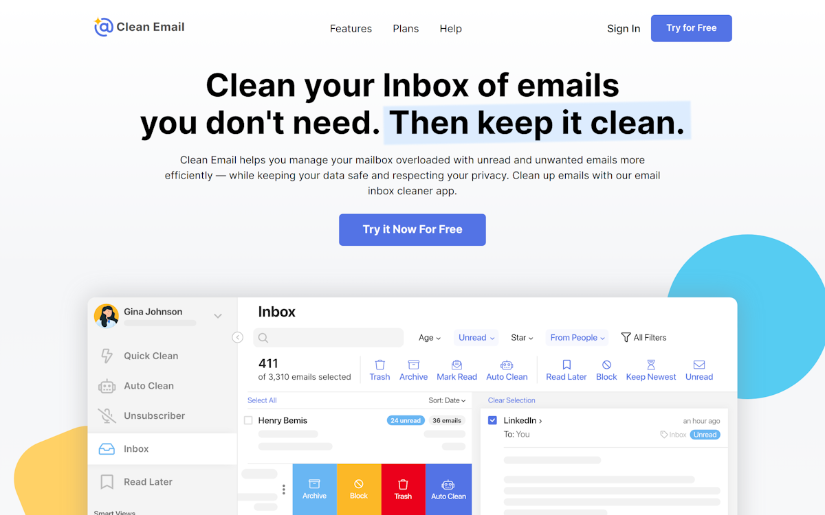 clean.email