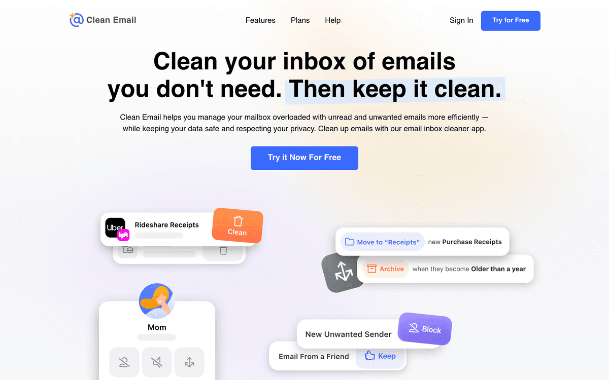 clean.email